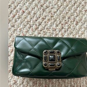 Elegant Green Quilted Women's Bag